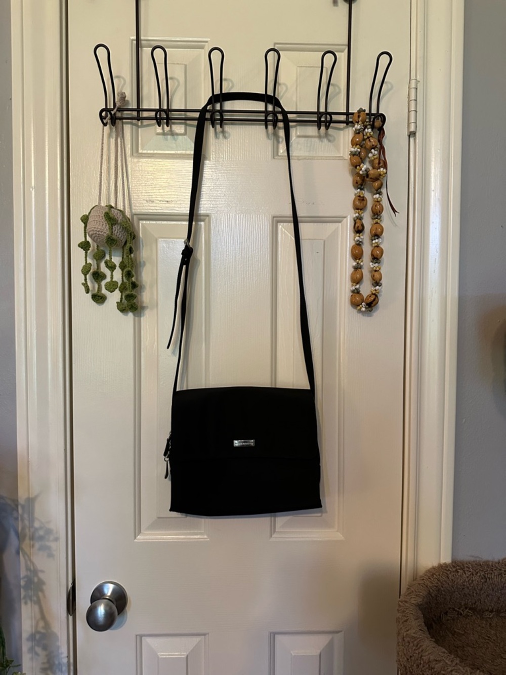 Liz Claiborne Black Flap Crossbody Bag